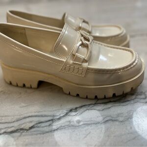Cream Nine West Platform Loafers Size 7.5 Shoes 3/$100
